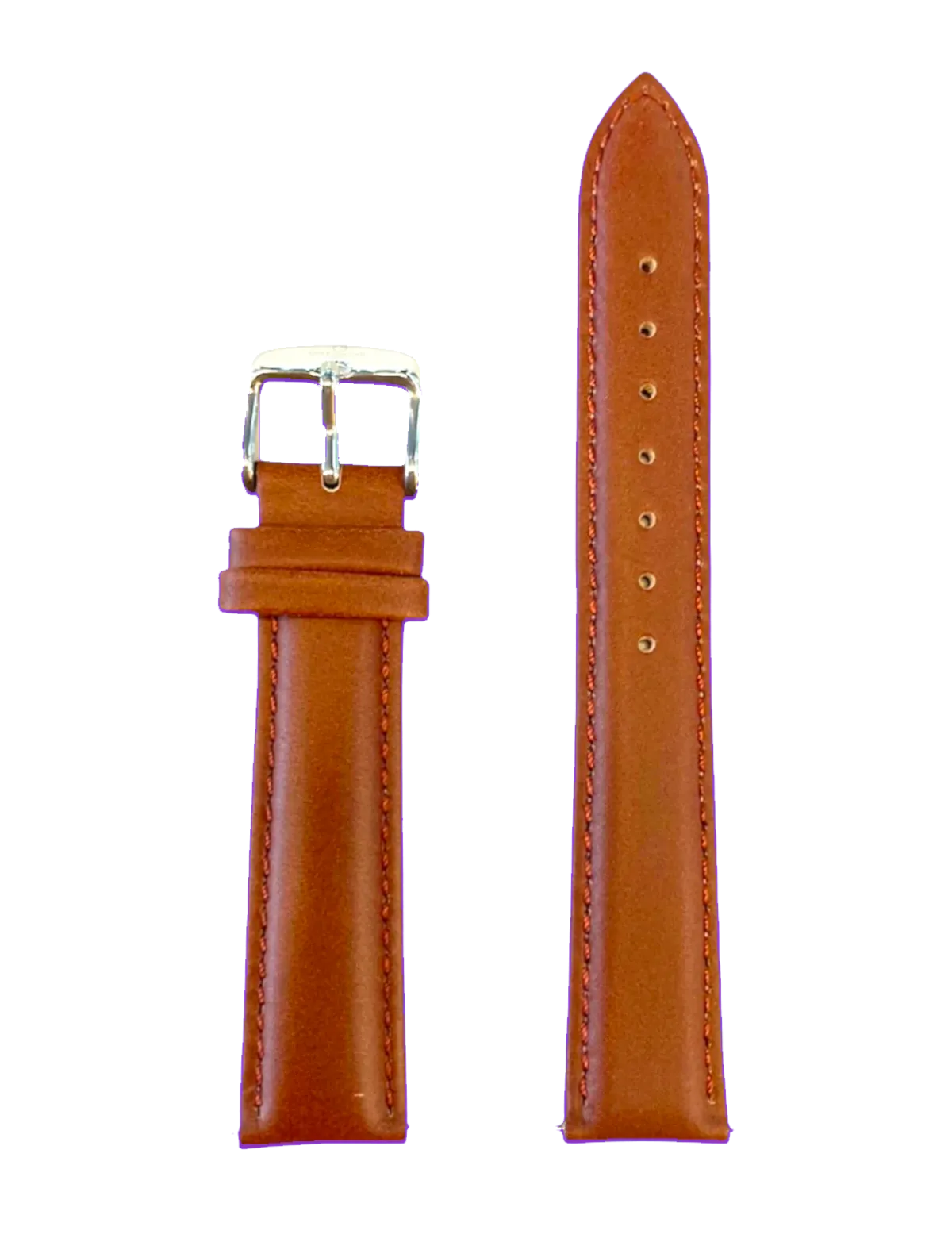 Bracelet 18 mm Marron Silver