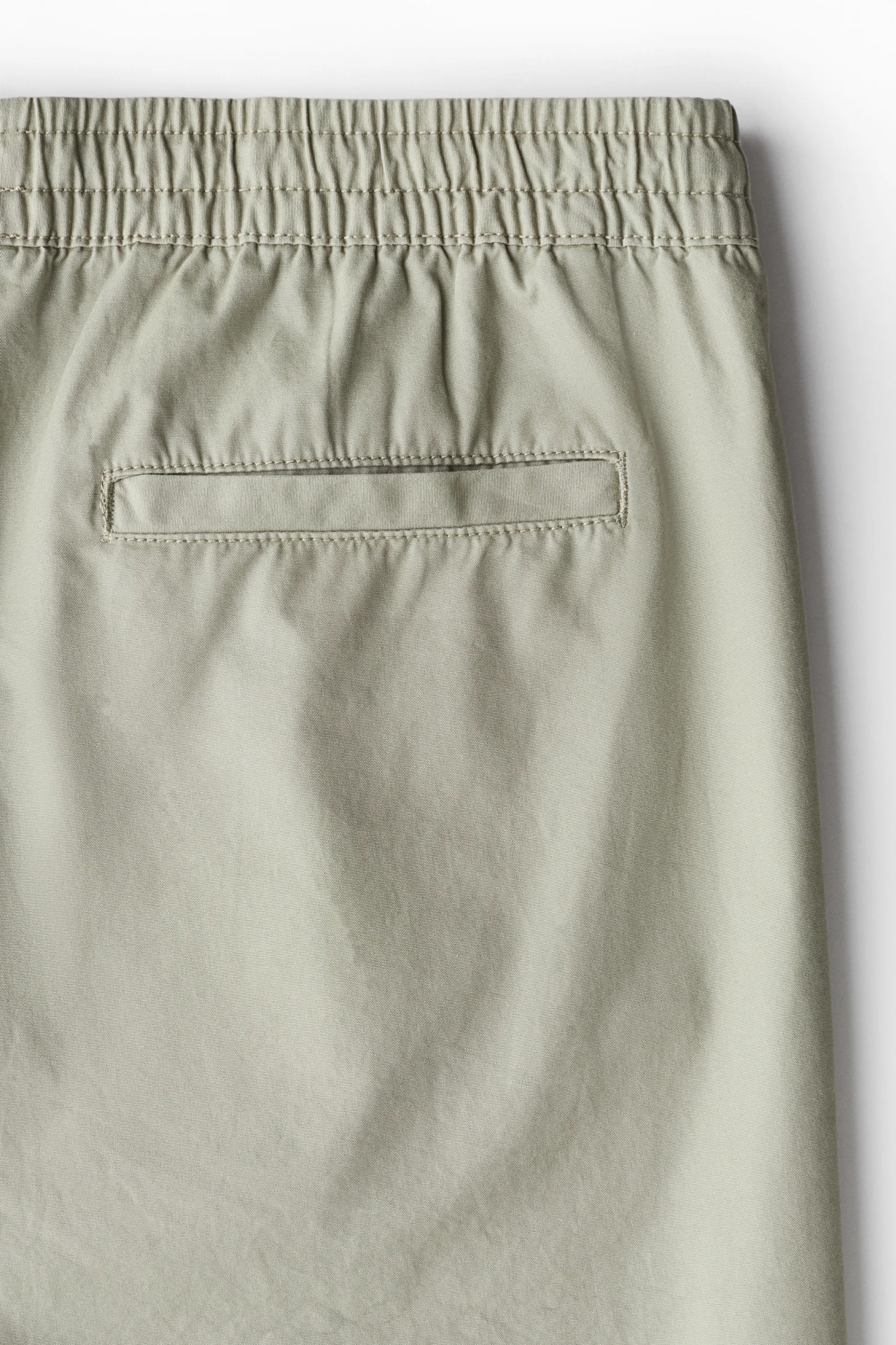 Short Regular Fit en toile - Vert sauge