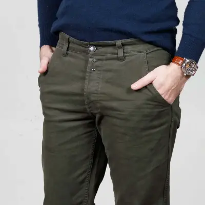 Pantalon workwear à tissu sergé irrégulier 2A/264 — photo 2