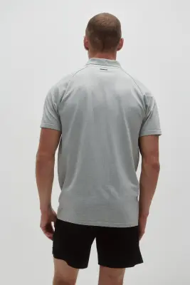 T-shirt de tennis Regular Fit DryMove™ - Gris clair chiné — photo 2