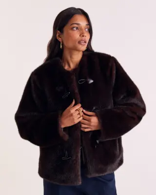 Manteau Carla chocolat
