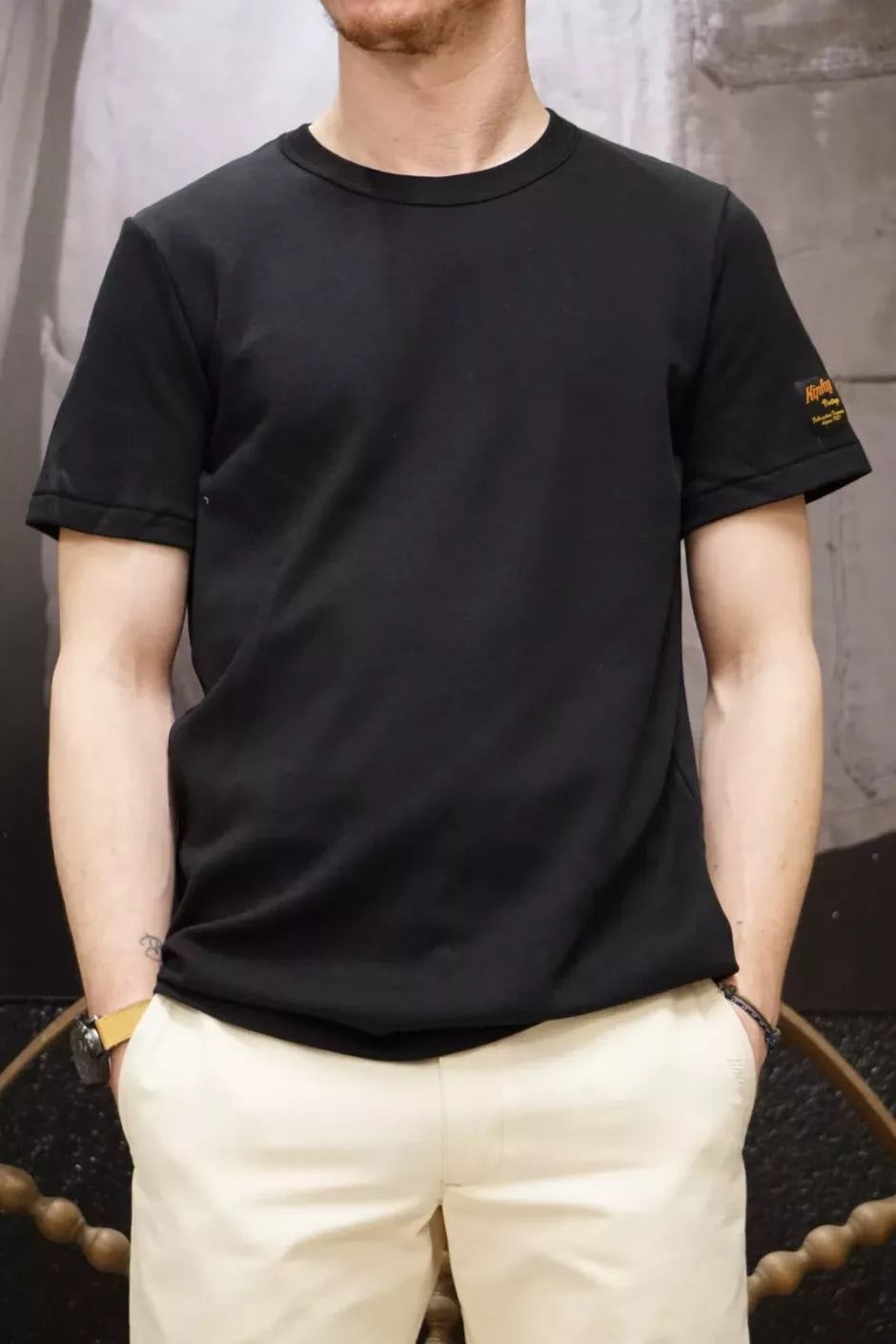 T-shirt Coton Kiplay - Noir
