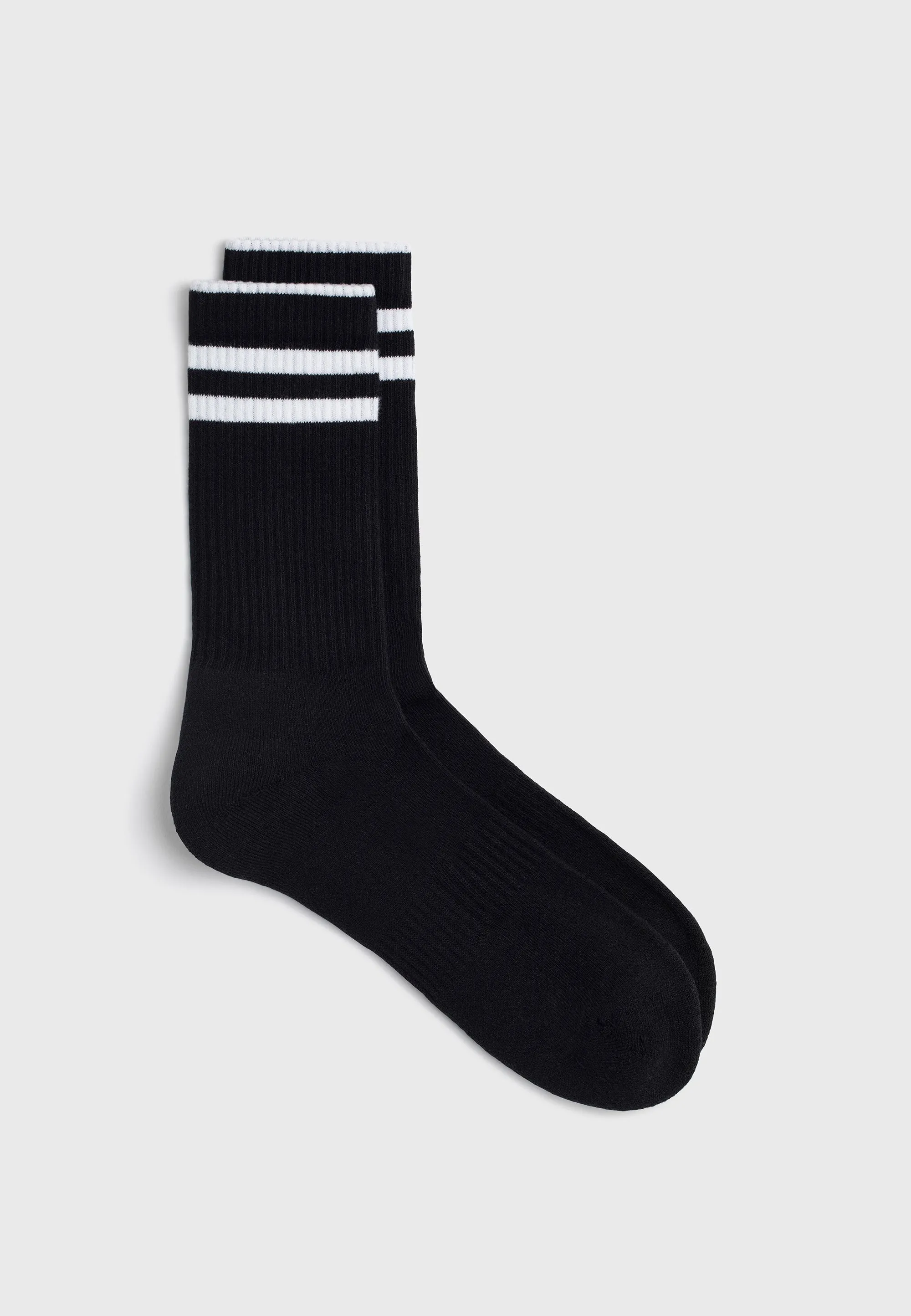 Les chaussettes côtelées - Noir