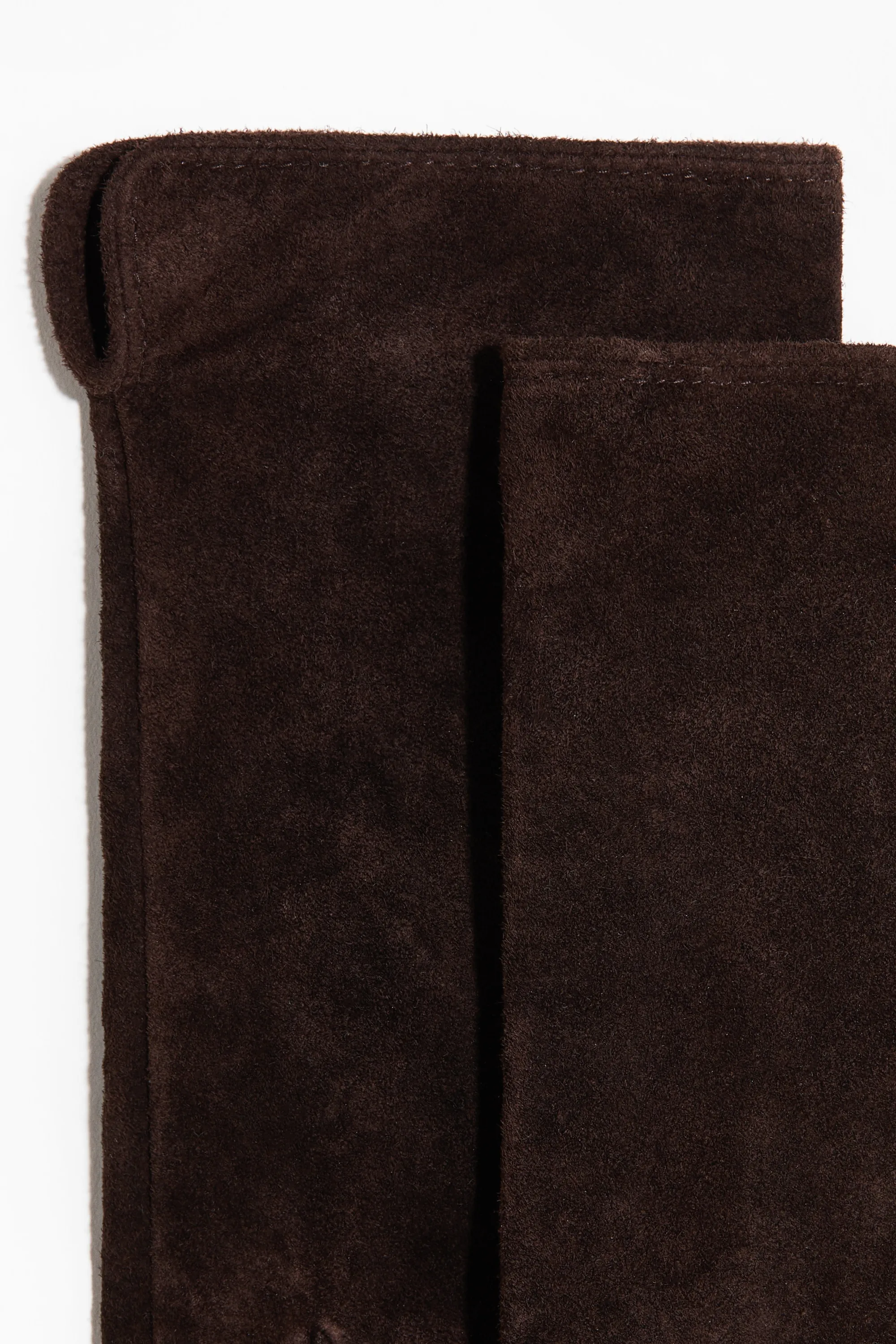 Gants en cuir - Marron foncé