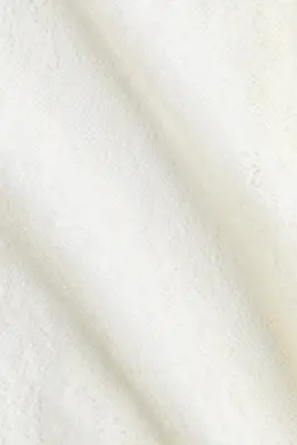 Jupe portefeuille en dentelle - Beige clair — photo 5