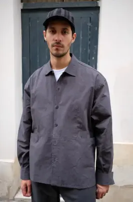 MAN-TLE – R21 SHIRT 5 SHOP SHIRT – COAL WEATHER