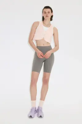 Veste de running sans manches légère - Rose poudré — photo 2