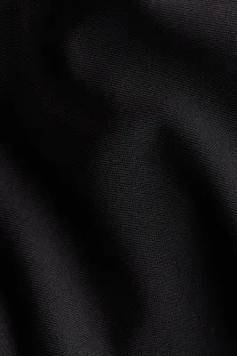 Robe en jersey avec détail à nouer - Noir — photo 3