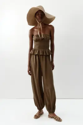 Chapeau de soleil - Beige — photo 1