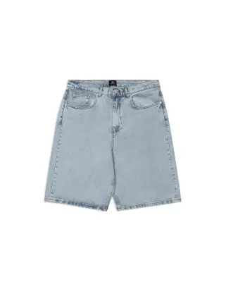 Light Wash Denim Shorts Light Blue Denim — photo 2