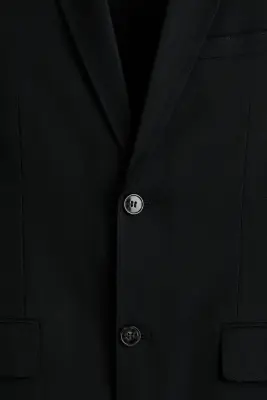 Veste Slim Fit à fermeture droite - Noir — photo 5
