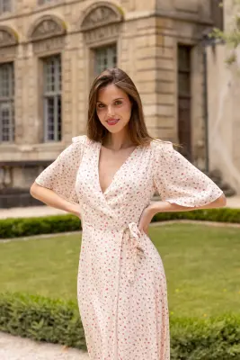 Flora Wrap Dress — photo 1