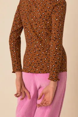 tee-shirt hailey leopard — photo 4