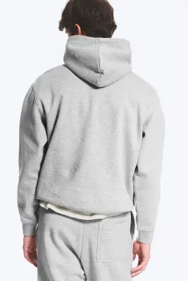 Sweat à capuche classique - Mélange gris poudré clair — photo 3