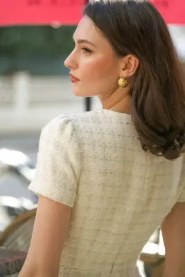 Dina Tweed Dress — photo 4