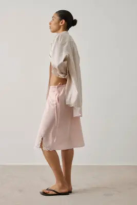 JUPE HOUNA ROSE PALE — photo 3