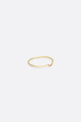 BAGUE MARINE - Or jaune 18 carats — photo 3