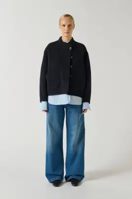 MANTEAU WINDSOR DEEP NAVY — photo 2