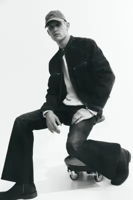 Regular Flared Jeans - Noir denim — photo 2