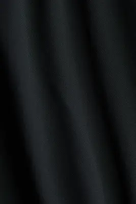 Robe dos nu en mousseline - Noir — photo 4