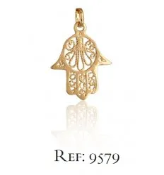 Pendentif plaque or 9579
