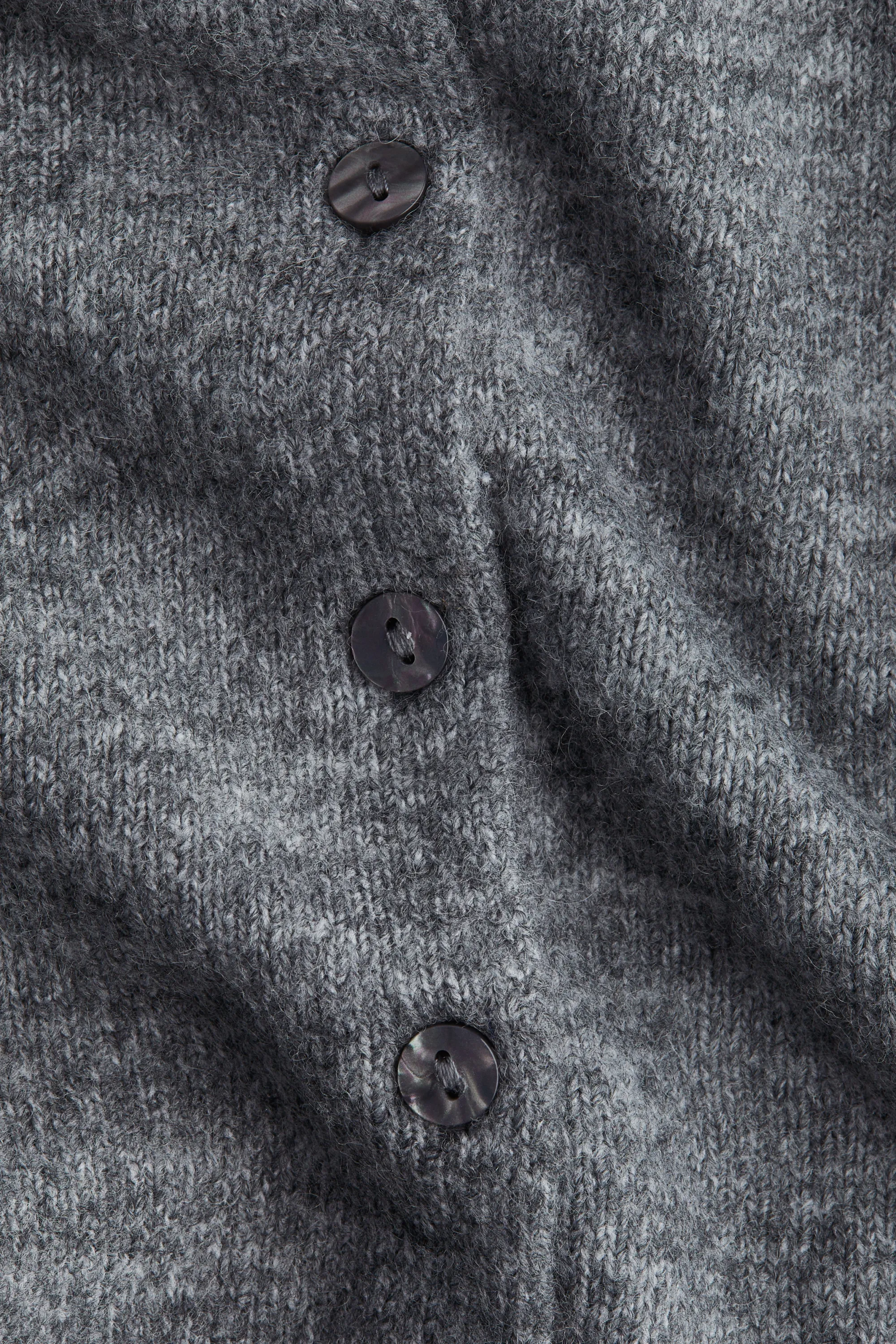 Gilet en maille fine - Gris chiné