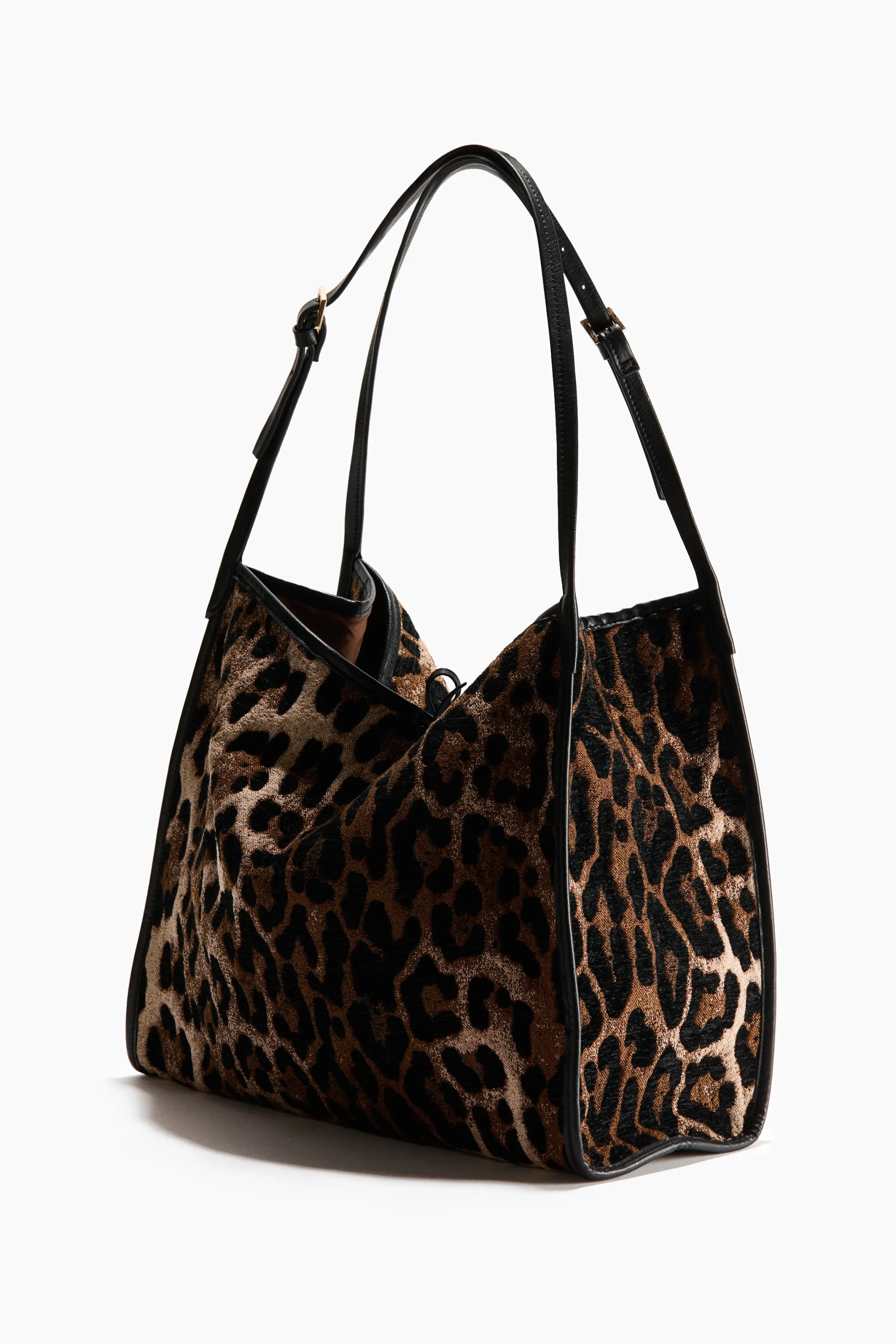 Tote bag - Beige/imprimé léopard
