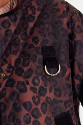 Veste Lili léopard fauve Barbour x Balzac Paris — photo 3