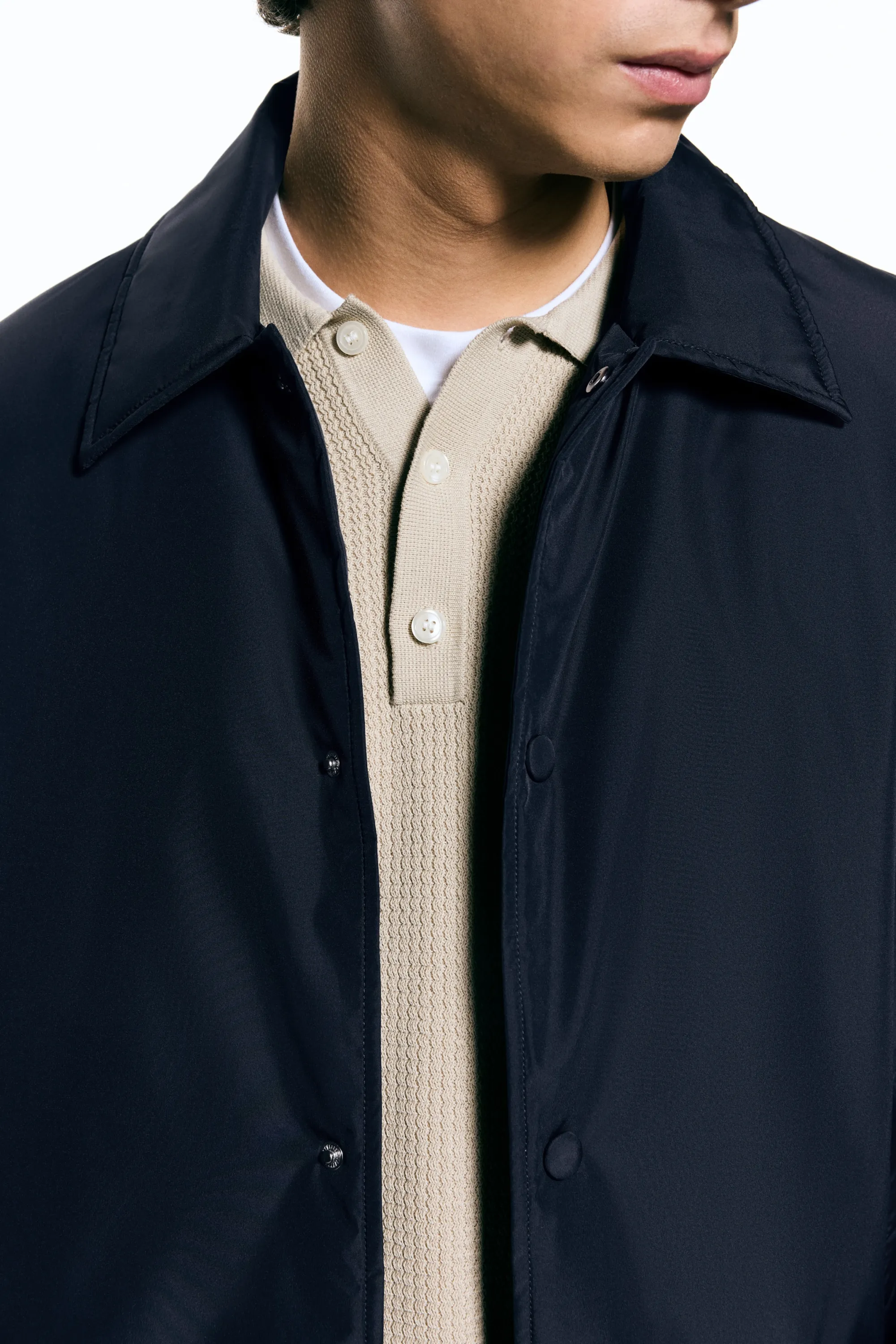 Veste légèrement matelassée - Bleu foncé