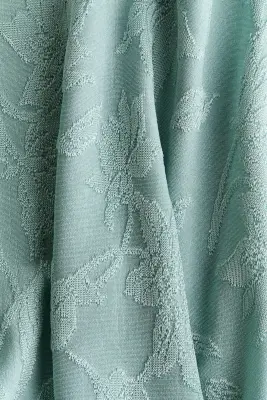 Robe en jersey jacquard avec dos bénitier - Turquoise clair — photo 5