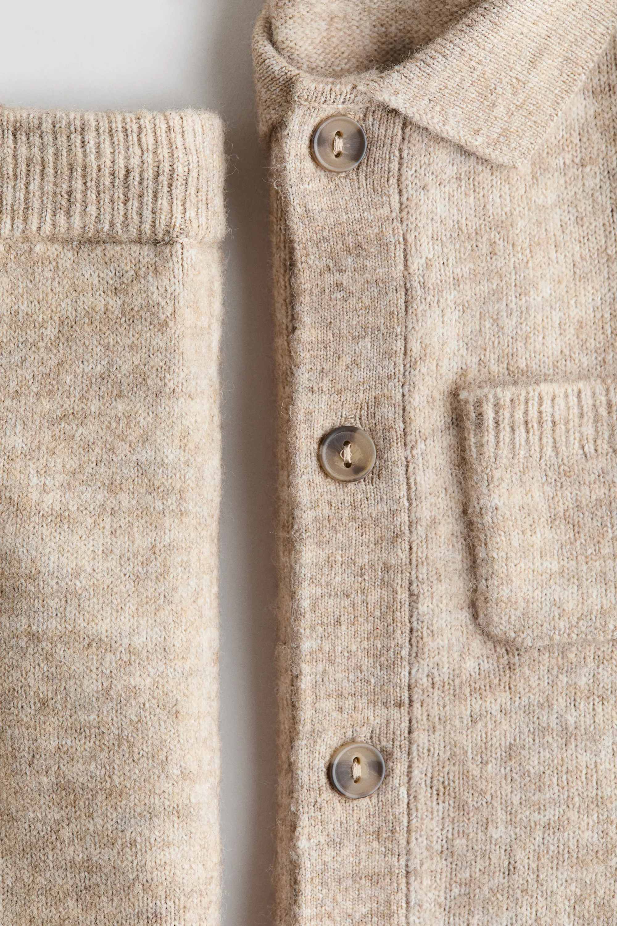 Ensemble 2 pièces avec gilet et pantalon - Beige clair