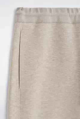 PANTALON DE JOGGING BARREL DÉCONTRACTÉ EN NÉOPRÈNE - BEIGE CHINÉ — photo 5