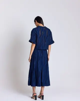 Blouse Constantine bleu marine — photo 4