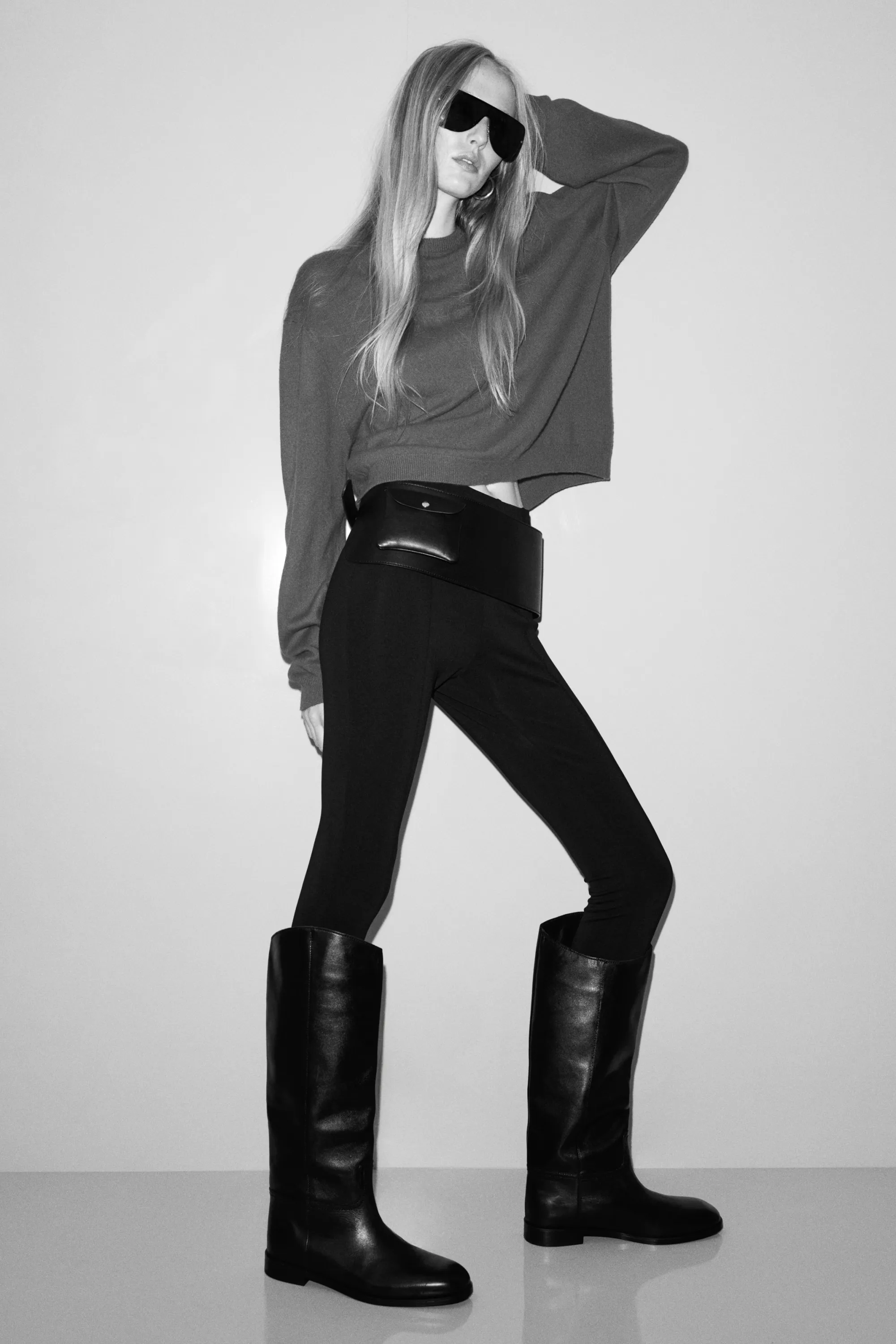 Bottes en cuir - Noir