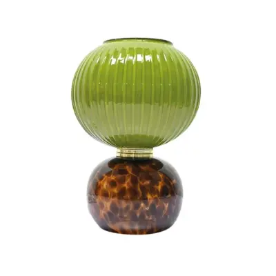 Lampe Boule Léopard & Verte — photo 1