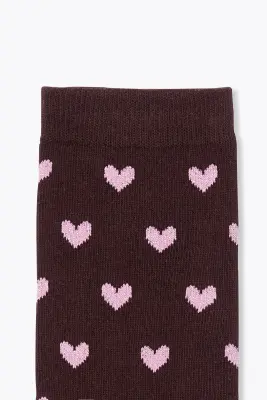 Chaussettes à coeurs pailletés — photo 2