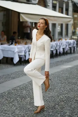 Eline Jacket - White — photo 4