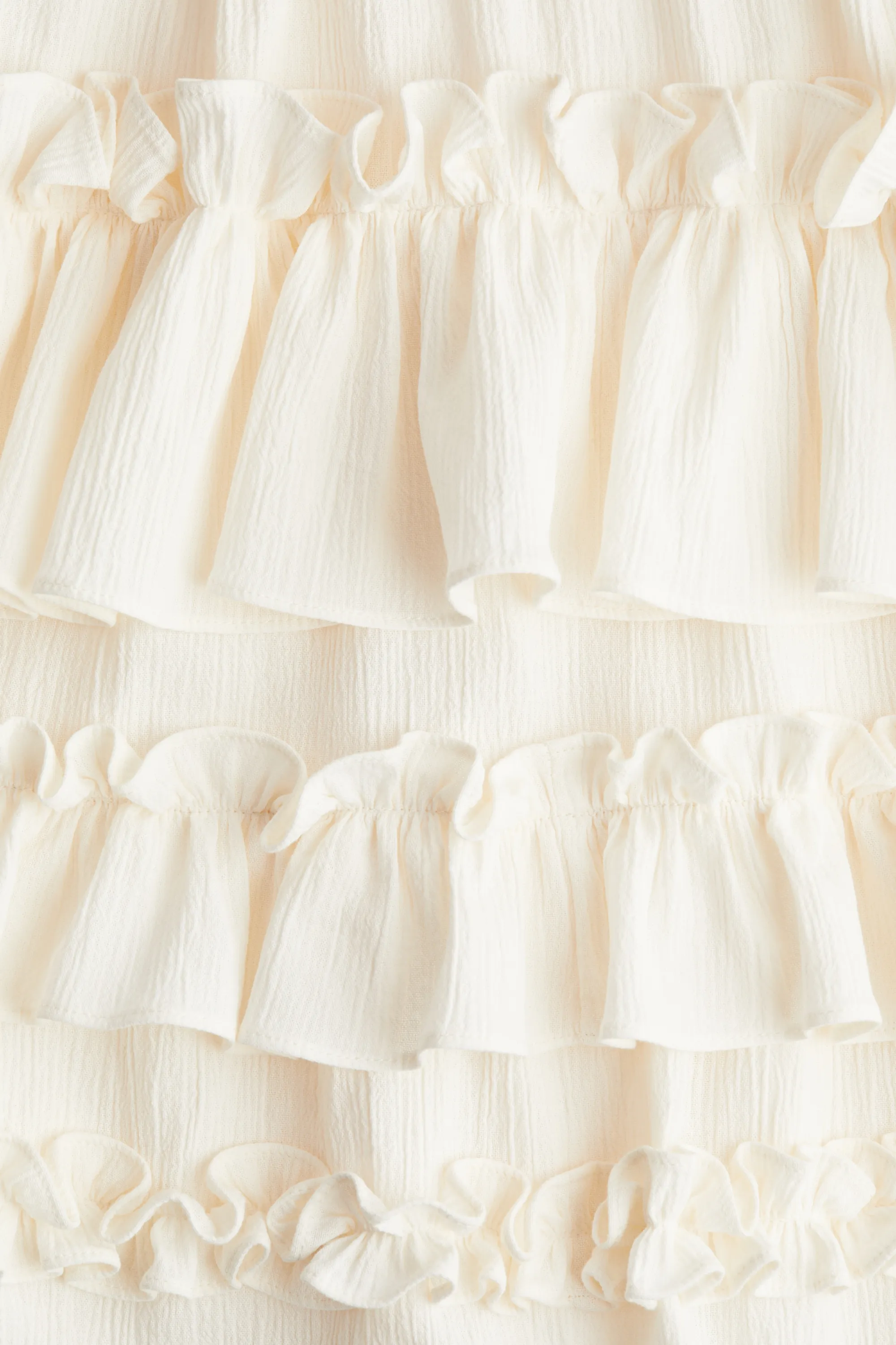 Robe volantée - Blanc