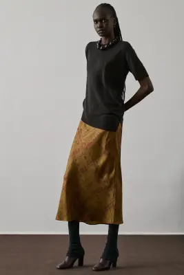 PULL FLORIS MARRON — photo 4