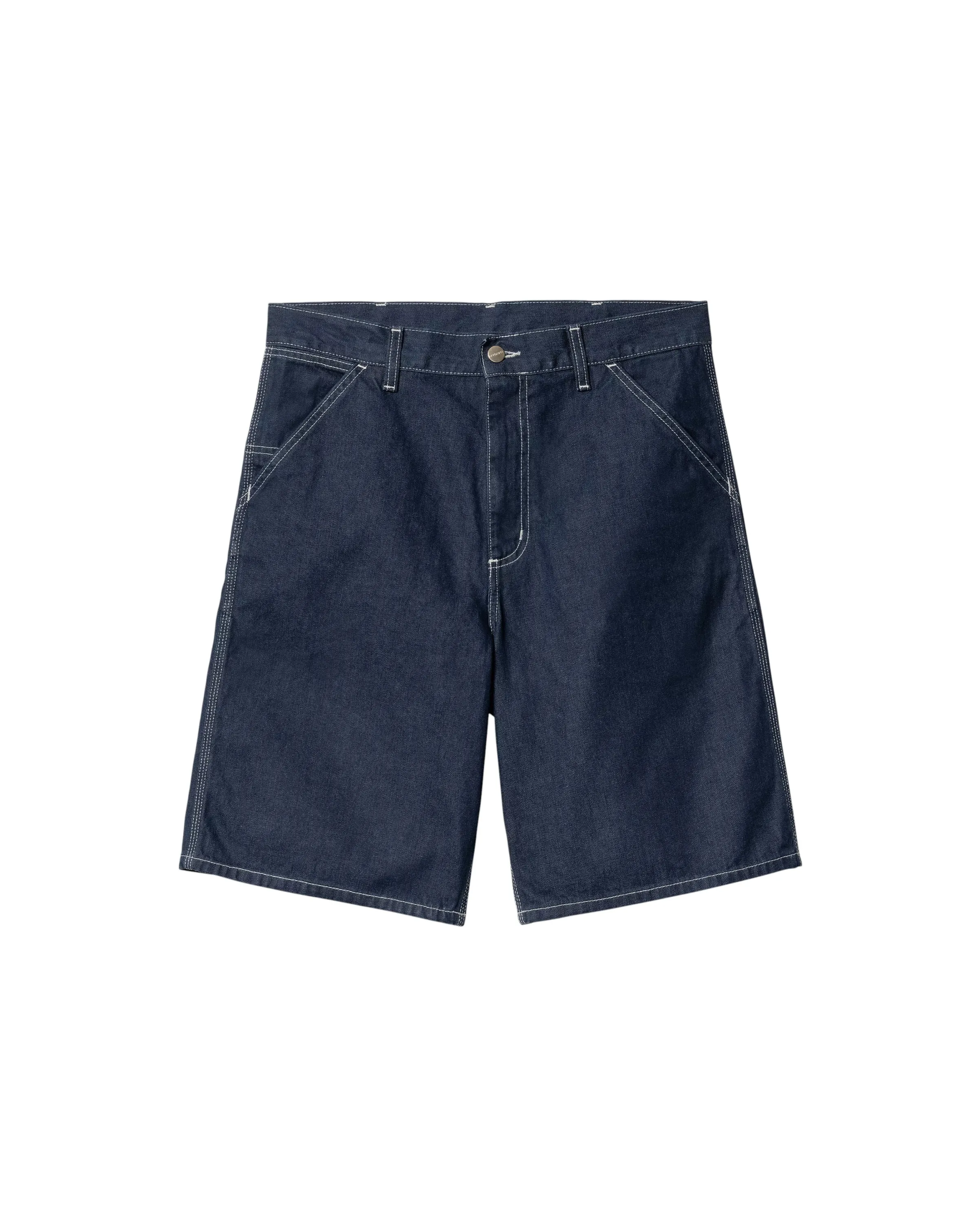 Simple Short Blue One Wash