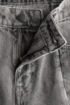 Jean avec fente en bas de jambe - Gris denim — photo 2