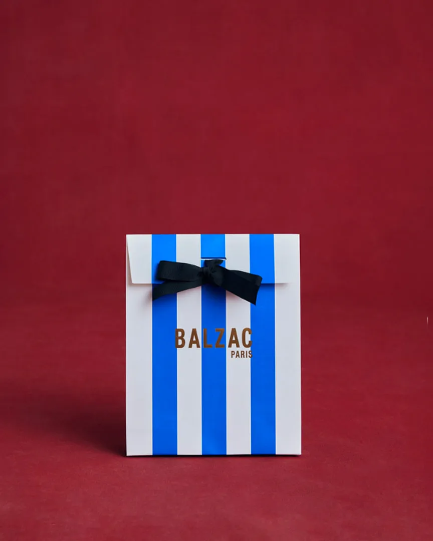 Pochette cadeaux small rayures