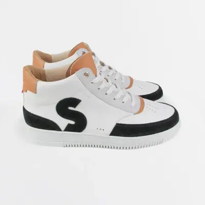 Baskets Sureau Blanc Noir — photo 4
