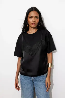 T-shirt et top effet superposé — photo 2