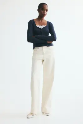 Ensemble 2 pièces gilet et top - Bleu foncé — photo 1