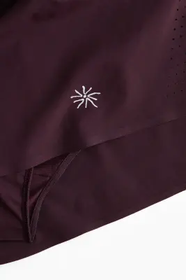 Short de running court - Prune foncé/soleil — photo 4