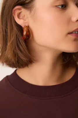 Boucles D'Oreilles Maddy Ecaille — photo 1