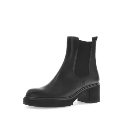 Bottines Gabor 71.870.27 Noires - Cuir Lacets Grande Pointure Femme — photo 1