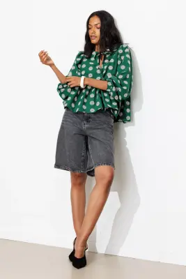 Blouse brodée Femme — photo 3