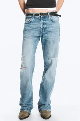 Jean droit standard taille basse Sonic - Captain Blue - Bleu clair — photo 1